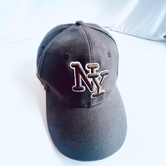 Other - NWOT New York NY Baseball Solid Brown Cap Adjustable Hat - Men, Women
